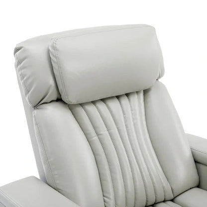 Power Home Theater Recliner Chair, 34.6 D x 38.2 W x 41.4 H, 110-160 Recline, 270 Swivel