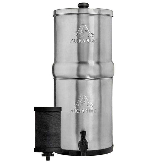 Alexapure Pro Gravity Water Filtration System, 2 1/4 Gallons - Pro