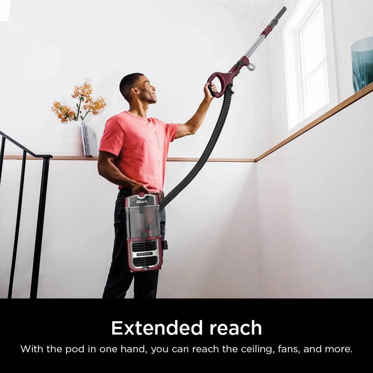 Shark Navigator Lift-Away Pet Upright Vacuum With HEPA Filter And PowerFins Brushroll - ZU660