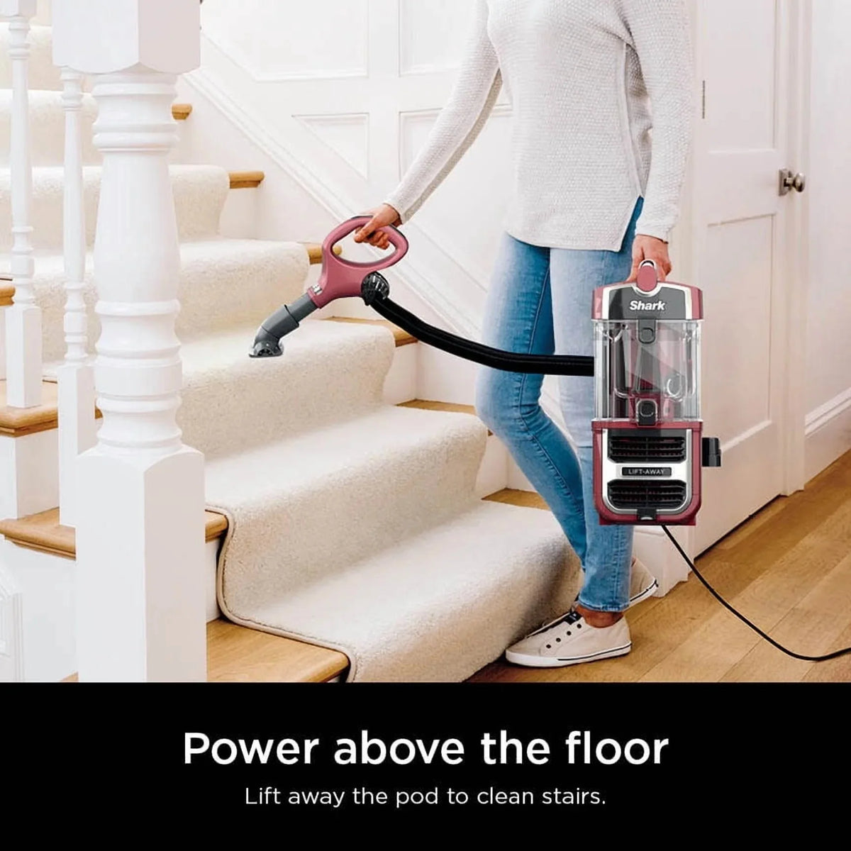 Shark Navigator Lift-Away Pet Upright Vacuum With HEPA Filter And PowerFins Brushroll - ZU660