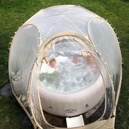 Alvantor Bubble Tent Pop Up Gazebo, 8-10 Person, 3.63.62.4H (m)