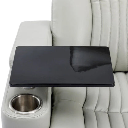 Power Home Theater Recliner Chair, 34.6 D x 38.2 W x 41.4 H, 110-160 Recline, 270 Swivel