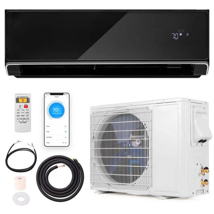18,000 BTU 21 SEER2 208-230V WiFi Mini-Split Air Conditioner Heat Pump System