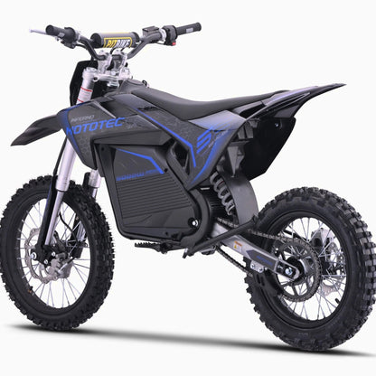 MotoTec 72v Pro Electric Dirt Bike 5000w Lithium Blue