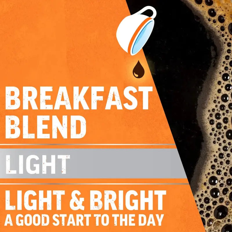 Maxwell House Breakfast Blend Light Roast Coffee Pods, 100 K-Cups